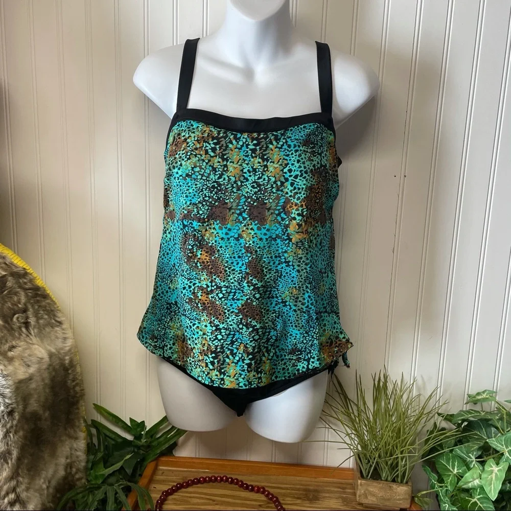 Maxine of Hollwood One Piece Swimsuit Size Large